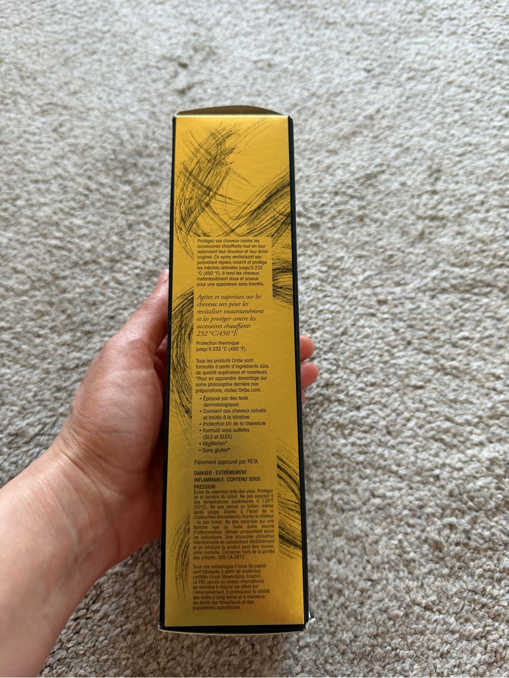 NWT Oribe Gold Lust Dry Heat Protection Spray, 5.2 Oz - Picture 3 of 7